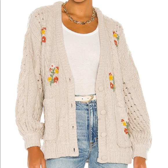 FOR LOVE & LEMONS Amaryllis Button Down Cardigan - Picture 3 of 7